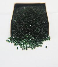 11/0 True cuts Charlotte Beads Green Jet Lined 10/20/50/250/500 Grams PREMIUM SEED BEADS, Native Supply