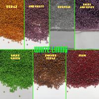13/0 Charlotte Cut Beads in White Linings (17 Colors) 5/10/20/50/250/500 Grams PREMIUM SEED BEADS, native supplies, heart beads, love beads