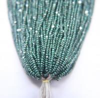 11/0 Hanks Charlotte Cut Beads Ionized Opaque Aqua Green 1/5/25/50/100 Hanks PREMIUM SEED BEADS, Native Supplies