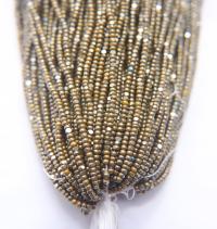 11/0 Hanks Charlotte Cut Beads Ionized Opaque Yellow 1/5/25/50/100 Hanks PREMIUM SEED BEADS, Native Supplies