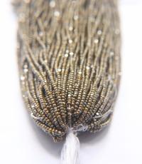 11/0 Hanks Charlotte Cut Beads Ionized Opaque Yellow 1/5/25/50/100 Hanks PREMIUM SEED BEADS, Native Supplies