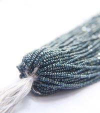 11/0 Hanks Charlotte Cut Beads Ionized Opaque Slate Blue 1/5/25/50/100 Hanks PREMIUM SEED BEADS, Native Supplies