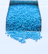 11/0 Charlotte Cut Beads Patina Turquoise Opaque Aurore Boreale 10/20/50/250/500 Grams PREMIUM MATERIALS