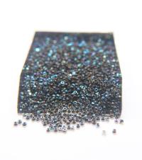 11/0 Charlotte true Cut Beads Patina Jet Lined Aurore Boreale 10/20/50/250/500 Grams 1300 Pieces loose beads, embroidery materials