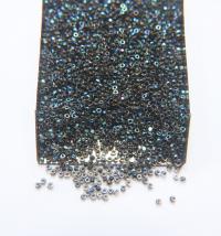 11/0 Charlotte true Cut Beads Patina Jet Lined Aurore Boreale 10/20/50/250/500 Grams 1300 Pieces loose beads, embroidery materials