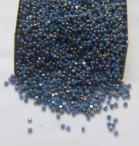 11/0 Charlotte True Cut Beads Patina Premium Medium Sapphire Opal Gunmetal 10/20/50/250/500 Grams PREMIUM SEED Beads