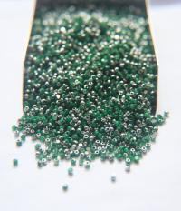 11/0 Charlotte True Cut Beads Patina Opal Green Silver 10/20/50/250/500 Grams PREMIUM SEED Beads