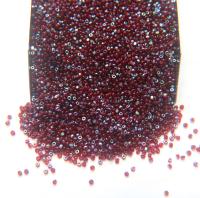 13/0 Charlotte Cut Beads Patina Transparent Garnet Aurore Boreale 5/10/20/50/250/500 Grams PREMIUM MATERIALS