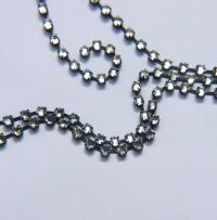 16ss Swarovski 2088 Chain Flat Back Crystal 4mm 0.5/1/2/5 Meters Vintage Black Settings Wedding Supplies|Jewelry Making