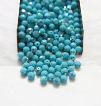 5mm Precisoa Turquoise Aurore Boreale Faceted Round Beads 6/12/36/172/44/288/720 Pieces