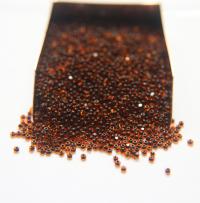11/0 True cuts Charlotte Beads Light Orange Jet Lined 10/20/50/250/500 Grams PREMIUM SEED BEADS, Native Supply