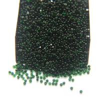 11/0 True cuts Charlotte Beads Green Jet Lined 10/20/50/250/500 Grams PREMIUM SEED BEADS, Native Supply