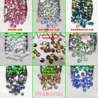 8mm SWAROVSKI 6200 Rivoli Crystal Pendant Beads (17 Colors) 2/4/24/72/144 Pieces PREMIUM Materials