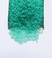 11/0 Charlotte Cut Beads Crystal Matt Mint Lined 10/20/50/250/500 Grams embroidery materials, jewelry making, native vintage beads