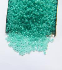 11/0 Charlotte Cut Beads Crystal Matt Mint Lined 10/20/50/250/500 Grams embroidery materials, jewelry making, native vintage beads
