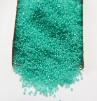 13/0 Charlotte Cut Beads Crystal Mint Lined 5/10/20/50/250/500 Grams embroidery materials, jewelry making, Native vintage beads