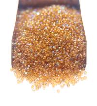 11/0 Charlotte Cut Beads Patina Light Topaz Transparent Aurore Boreale 10/20/50/250/500 Grams PREMIUM MATERIALS