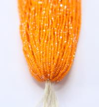 11/0 Hanks Charlotte true Cut Beads Patina Opaque Light Orange Aurore Boreale 1/5/25/50/100 Hanks PREMIUM SEED Beads, NATIVE supplies