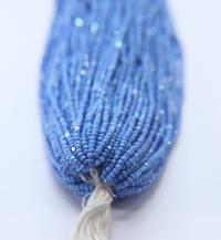 11/0 Hanks Charlotte true Cut Beads Patina Light Sapphire Opaque Aurore Boreale 1/5/25/50/100 Hanks PREMIUM SEED Beads, NATIVE supplies