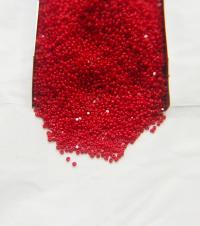 13/0 Charlotte Cut Beads Opaque Red Coral 5/10/20/50/250/500 craft supplies, jewelry making, embroidery materials, vintage