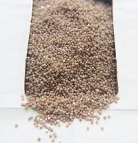 13/0 Charlotte Cut Beads Opaque Cream Dark Silk 10/20/50/250/500 Grams PREMIUM MATERIALS