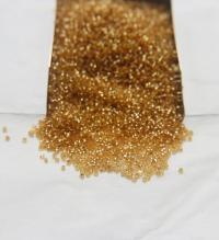 13/0 Charlotte Cut Beads Gold Silver Lined 5/10/20/50/250/500 craft supplies, jewelry making, embroidery materials, vintage