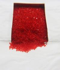 13/0 Charlotte Cut Beads Light Red Transparent 5/10/20/50/250/500 craft supplies, jewelry making, embroidery materials, vintage beads, rare