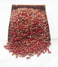 11/0 Charlotte Cut Beads Patina Opaque Red Coral Bronze Gold 10/20/50/250/500 Grams PREMIUM MATERIALS