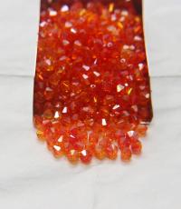 5mm Fireopal Shimmer Swarovski Bicone beads Cuts 12/36/72/144/432/720 Pieces VINTAGE SWAROVSKI, jewelry making, embroidery materials, craft