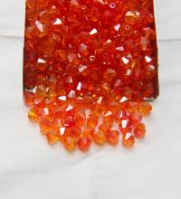 5mm Fireopal Shimmer Swarovski Bicone beads Cuts 12/36/72/144/432/720 Pieces VINTAGE SWAROVSKI, jewelry making, embroidery materials, craft
