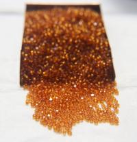11/0 Hanks Charlotte Cut Beads 10090 Dark Topaz Transparent 10/20/50/250/500 Grams PREMIUM SEED Beads, jewelry supply, findings