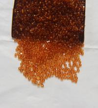 11/0 Hanks Charlotte Cut Beads 10090 Dark Topaz Transparent 10/20/50/250/500 Grams PREMIUM SEED Beads, jewelry supply, findings