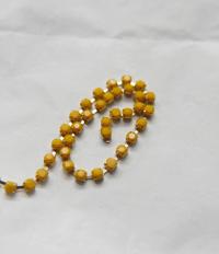 12SS Vintage Swarovski Cup Chain in Opaque Mutard Yellow 3mm Made in Austria 0.5/1/2/5 Meters strass chains, embroidery, craft supplies