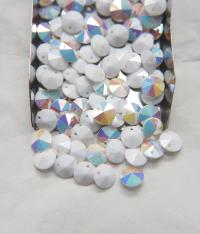 8mm SWAROVSKI 6200 Rivoli Crystal Pendant Beads (17 Colors) 2/4/24/72/144 Pieces PREMIUM Materials