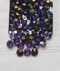 8mm SWAROVSKI 5110 - Daisy vintage Swarovski crystal bead in Vitrail Medium 2/4/24 Pieces PREMIUM MATERIALS