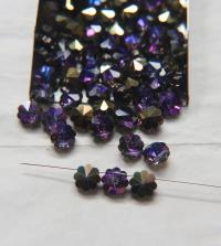 8mm SWAROVSKI 5110 - Daisy vintage Swarovski crystal bead in Vitrail Medium 2/4/24 Pieces PREMIUM MATERIALS