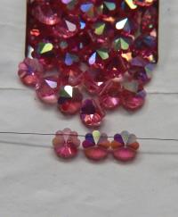 10mm SWAROVSKI SWAROVSKI 5110 - Daisy vintage Swarovski crystal bead in Light Rose AB 2/4/24/72/144 Pieces Premium Supply