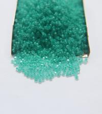 11/0 Charlotte Cut Beads Crystal Matt Mint Lined 10/20/50/250/500 Grams embroidery materials, jewelry making, native vintage beads