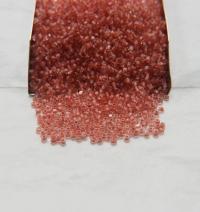 11/0 True cuts Charlotte Beads Crystal Vintage Rose Lined 10/20/50/250/500 Grams PREMIUM SEED BEADS, Native Supply
