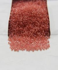 11/0 True cuts Charlotte Beads Crystal Vintage Rose Lined 10/20/50/250/500 Grams PREMIUM SEED BEADS, Native Supply