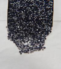 11/0 Charlotte Cut Beads Patina Opaque Dark Navy Blue Silver 10/20/50/250/500 Grams 1300 Pieces