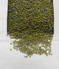 13/0 Charlotte Cut Beads Patina Opaque Olivine Gunmetal 5/10/20/50/250/500 Grams craft supplies, jewelry making, embroidery materials