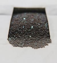 13/0 Charlotte Cut Beads Patina Opaque Grey Aurore Boreale 5/10/20/50/250/500 Grams craft supplies, jewelry making, embroidery material