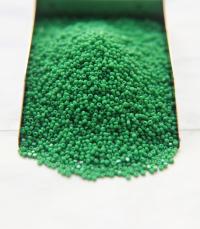13/0 Charlotte Cut Beads 53250 Green Opaque 5/10/20/50/250/500 Grams craft supplies, jewelry making, embroidery materials, vintage beads