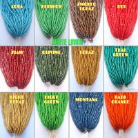 11/0 Hanks Charlotte Cut Beads in White Lining (13 Colors) 1/5/25/50/100 Hanks 2mm jewellery rare glass beads, jewelry supply, native supply