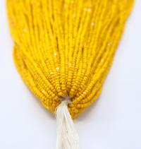 11/0 Hanks Charlotte true Cut Beads Patina Opaque Yellow Golden Honey 1/5/25/50/100 Hanks PREMIUM SEED Beads, NATIVE supplies