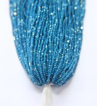 11/0 Hanks Charlotte true Cut Beads Patina Opaque Teal Blue Patina Aurore Boreale 1/5/25/50/100 Hanks PREMIUM SEED Beads, NATIVE supplies