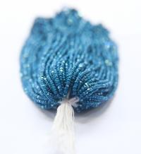 11/0 Hanks Charlotte true Cut Beads Patina Opaque Teal Blue Patina Aurore Boreale 1/5/25/50/100 Hanks PREMIUM SEED Beads, NATIVE supplies