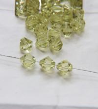10 MM Jonquil Vintage Swarovski Bicone Beads 12/36/72/144/288 Pieces Haute couture embellishments, premium beads, vintage