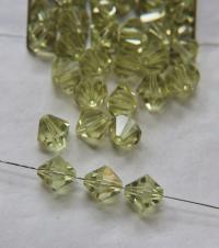 10 MM Jonquil Vintage Swarovski Bicone Beads 12/36/72/144/288 Pieces Haute couture embellishments, premium beads, vintage